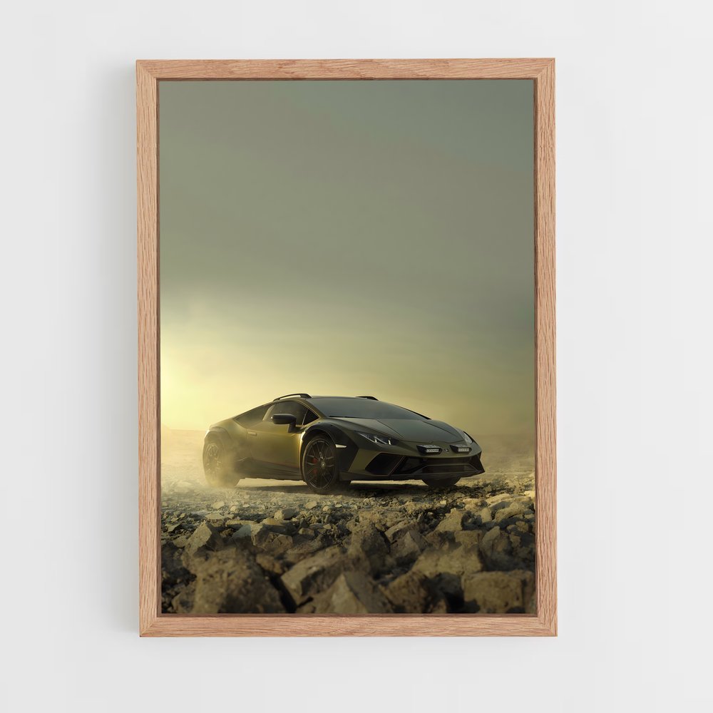 Poster Huracan sterrato – affiche Lamborghini (vue 4)